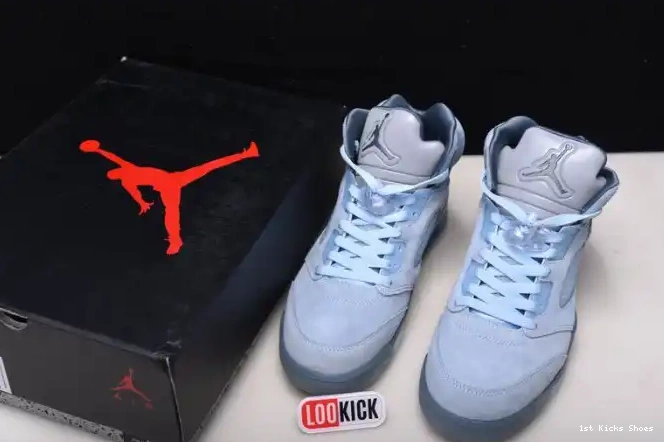 1st Kicks Shoes Retro Air (W) Bluebird Jordan DD9336-400 5 0521